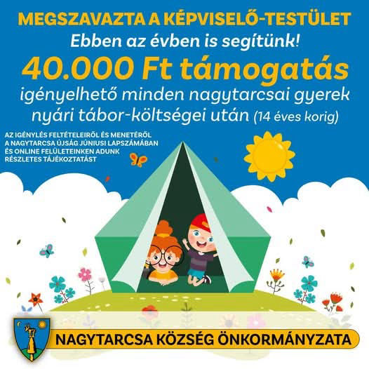 A Nagytarcsa község önkormányzatának logója 